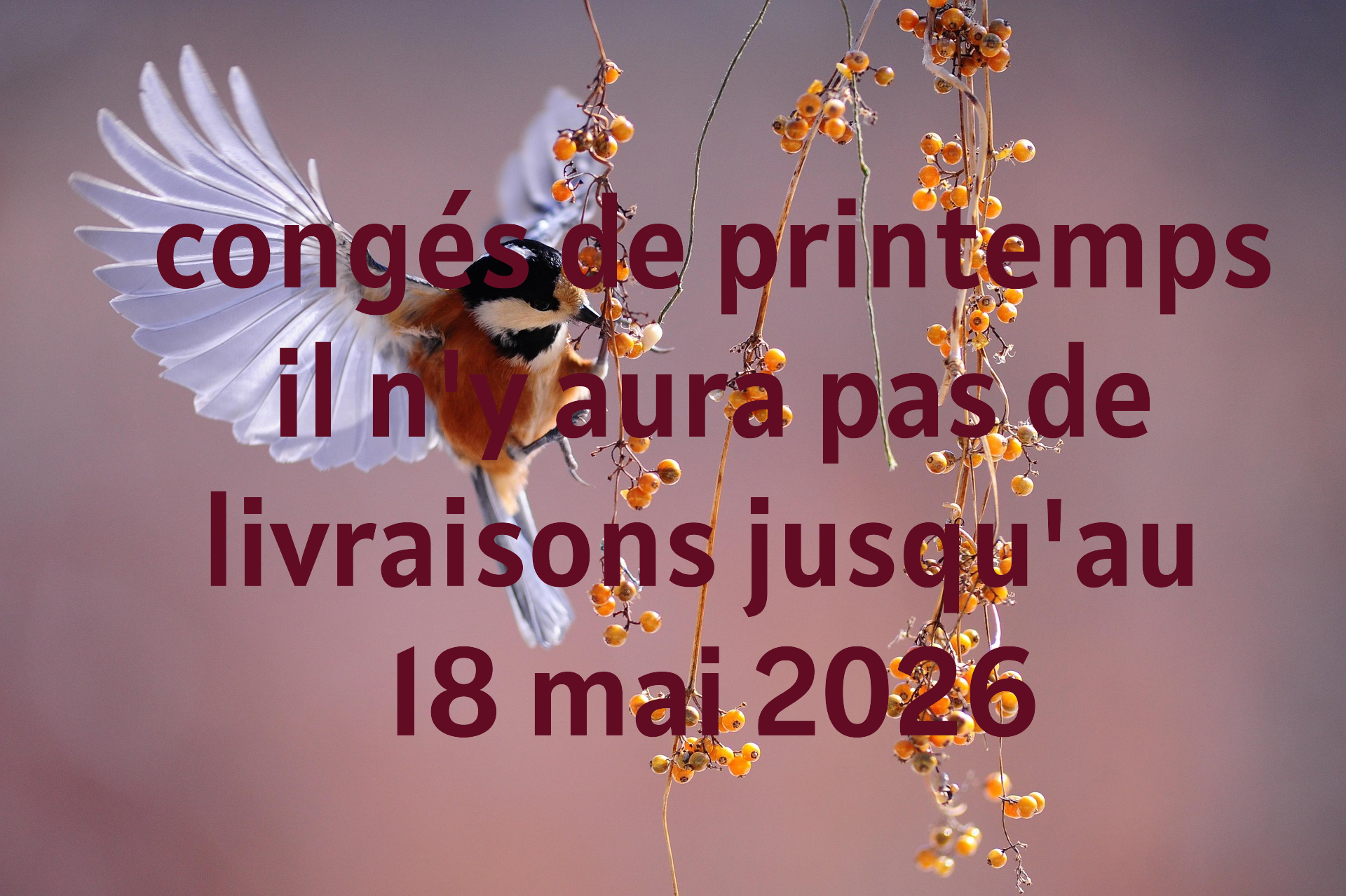 cong&eacute;s printemps 2026